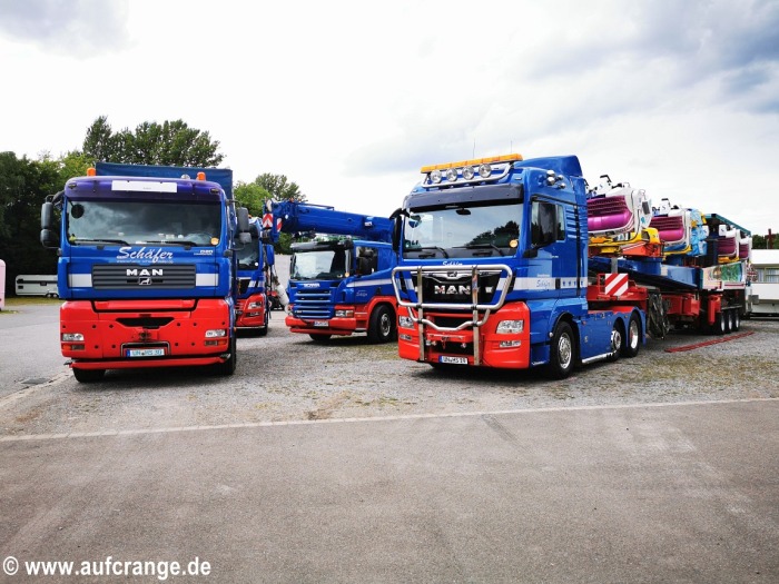 aufbaubilder cranger kirmes 21juli2025 