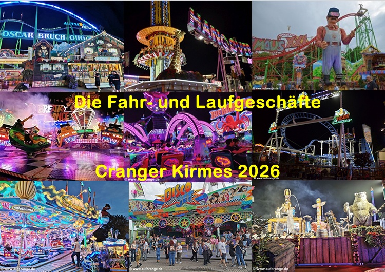 fahrgeschaefte cranger kirmes 2026