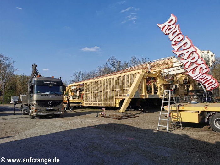 bilder aufbau palmkirmes recklinghausen 2025